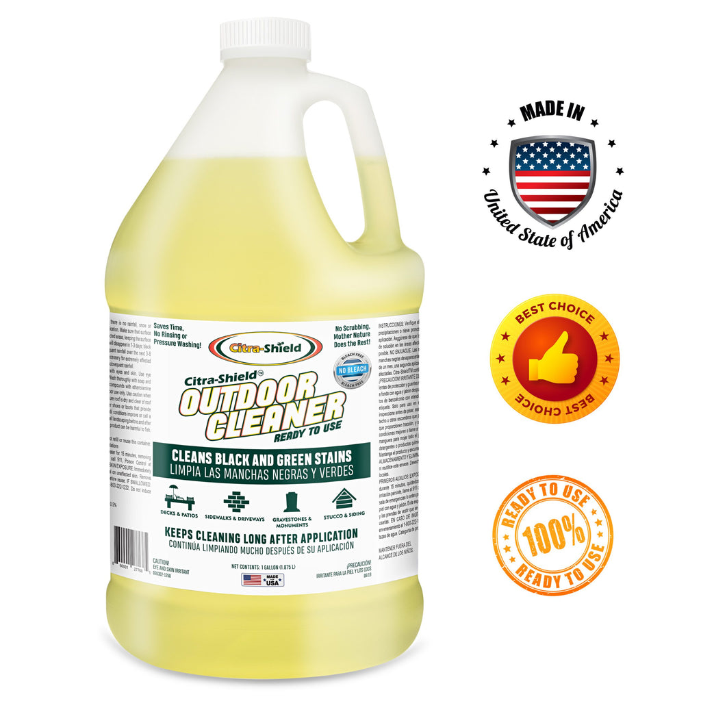 Citra-Shield Ready to Use Exterior Cleaner Algae, Mold & Mildew Removal & Prevention for Roof, Decks, Driveways-MG