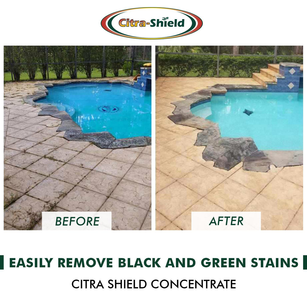 Citra-Shield Concentrate Multi-Surface Outdoor Cleaner, Headstone Cleaner, Concrete Cleaner, Deck Cleaner, Roof Cleaner and More