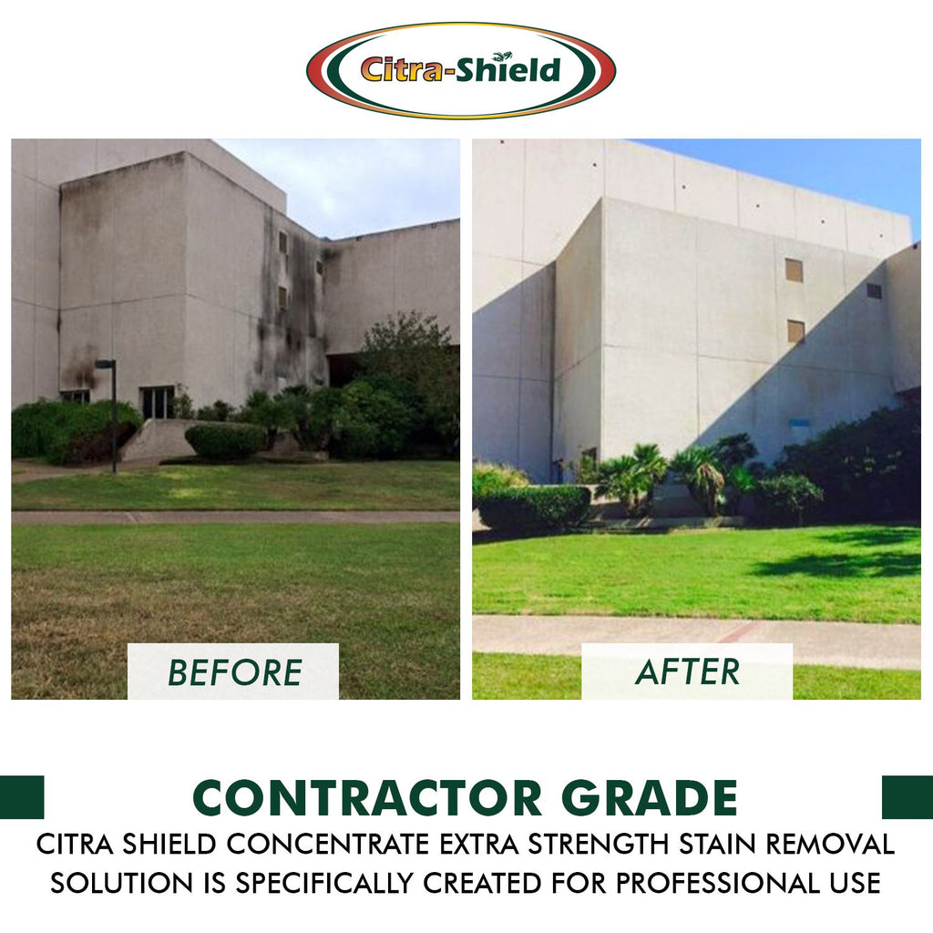 Citra-Shield Concentrate Multi-Surface Outdoor Cleaner, Headstone Cleaner, Concrete Cleaner, Deck Cleaner, Roof Cleaner and More