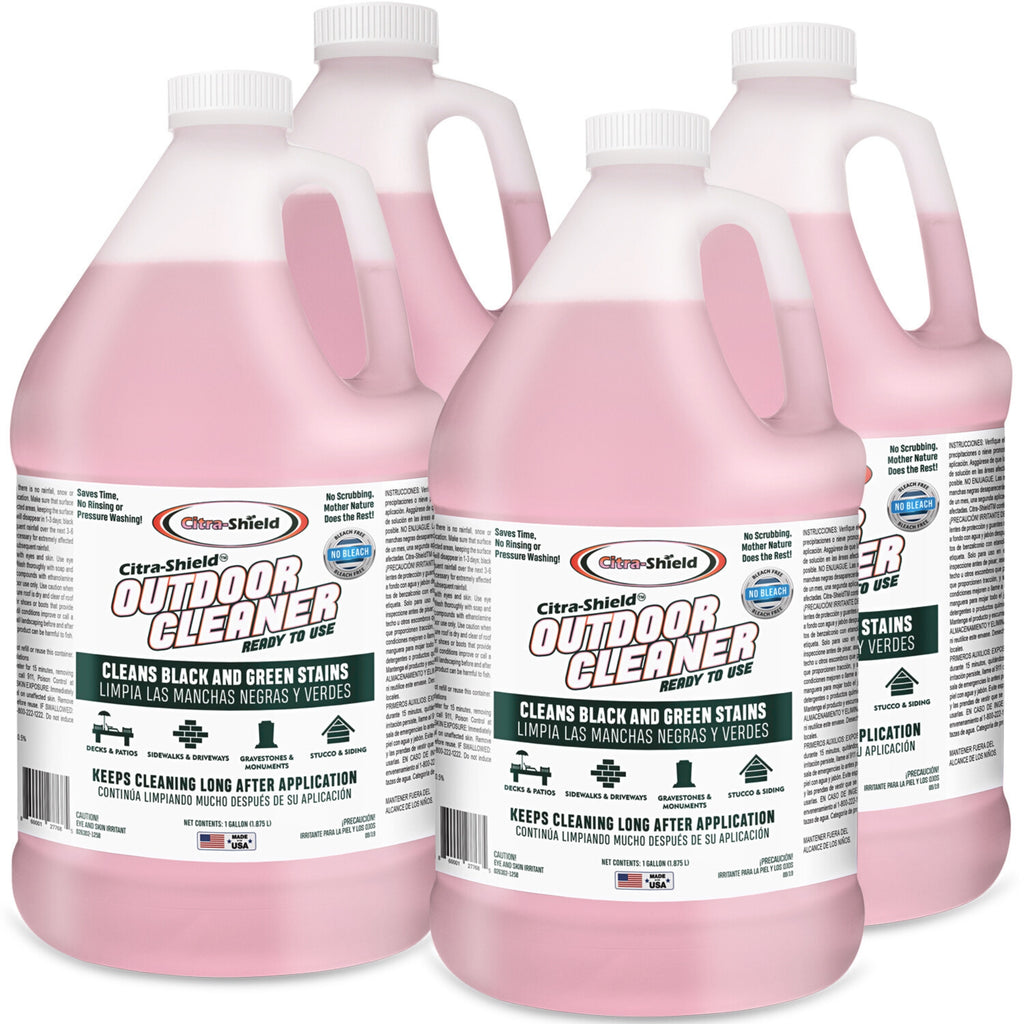 Citra-Shield Ready to Use Exterior Cleaner Algae, Mold & Mildew Removal & Prevention for Roof, Decks, Driveways-MG